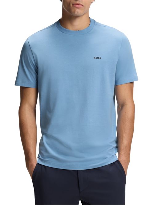 T-shirt in cotone stretch Boss Green | 50506373469